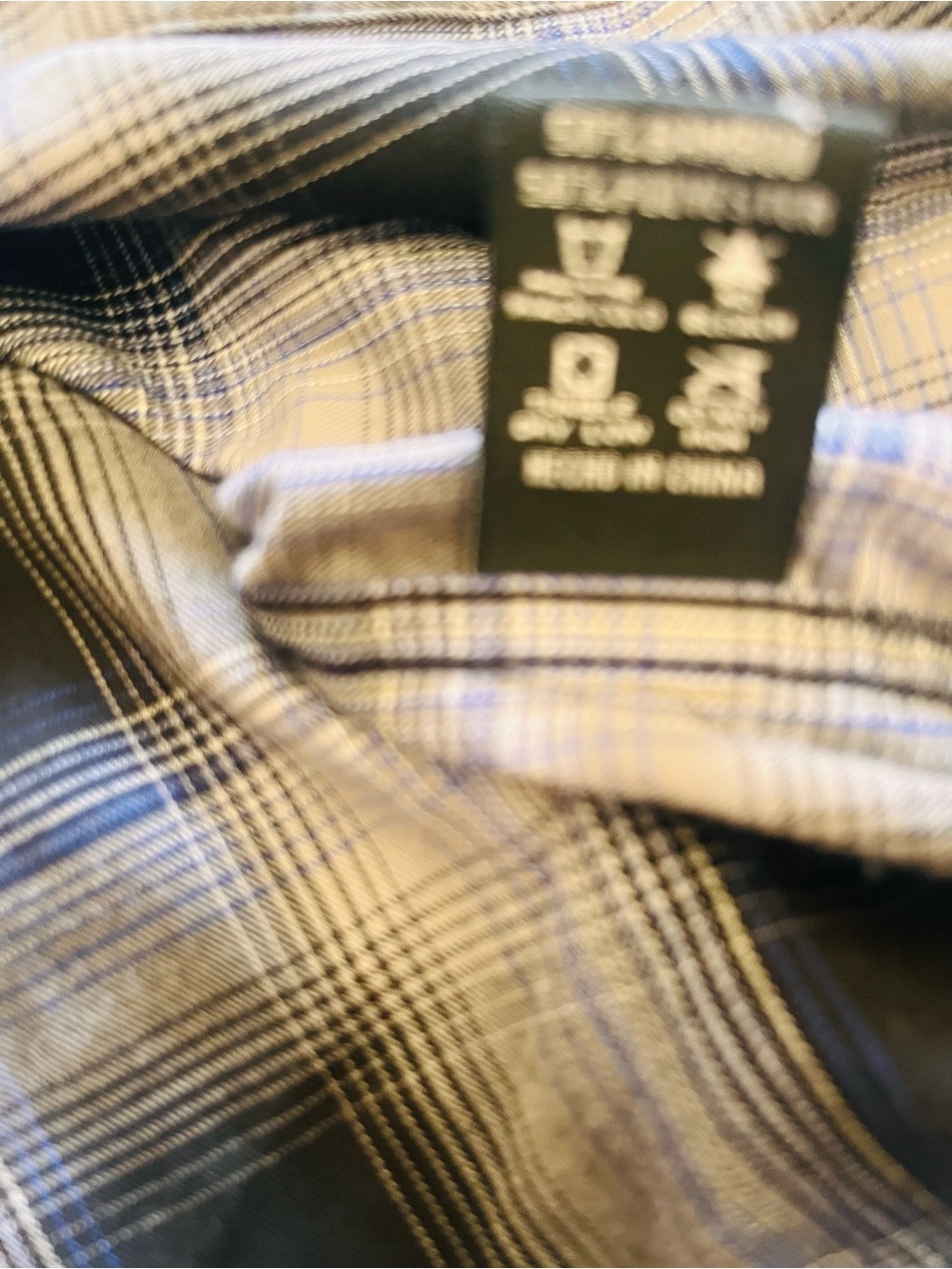 DIXXON Black Blue Gray Plaid Short-Sleeve Snap Button-Down Shirt Youth Kids XS - Picture 6 of 8